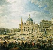 wolfgang amadeus mozart, the square in front of st peter s basilica in rome
